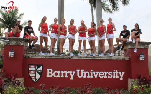 Đội bóng Tennis trường Barry University - EduPath